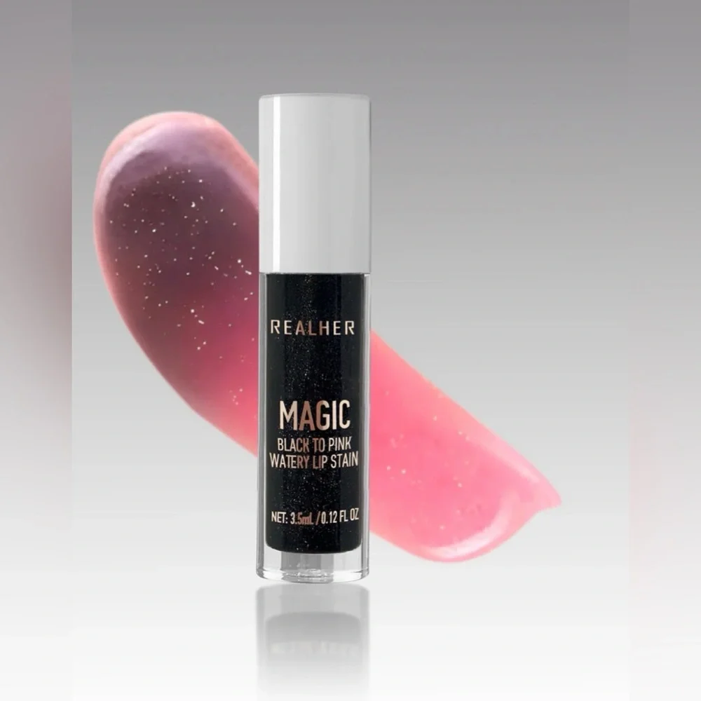 RealHer MAGIC Black to Pink Watery Lip Stain